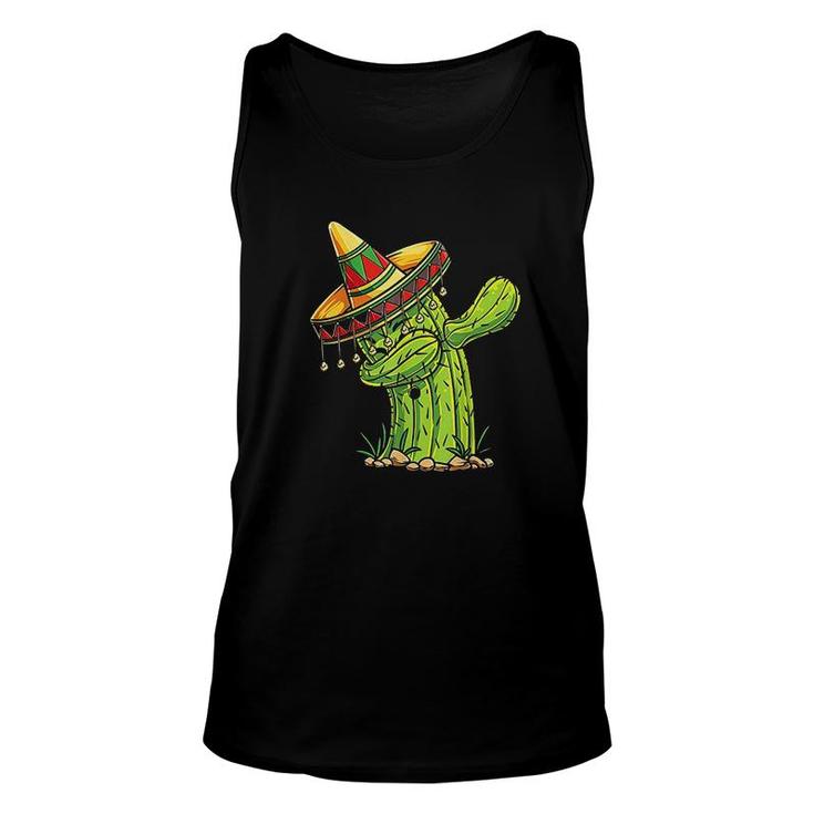 Dabbing Cactus Cinco De Mayo Mexican Unisex Tank Top