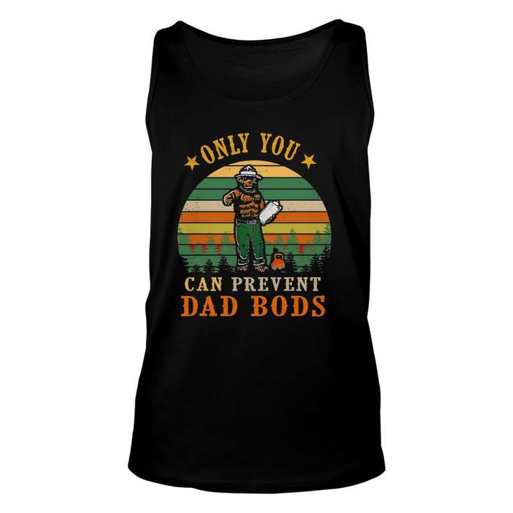 Dad Bear Only You Can Prevent Dad Bods Fathers Day Unisex Tank Top