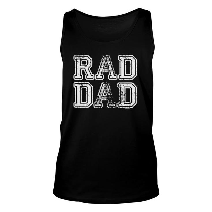 Dad Gifts For Dad Rad Dad Gift Ideas Fathers Day Vintage Unisex Tank Top