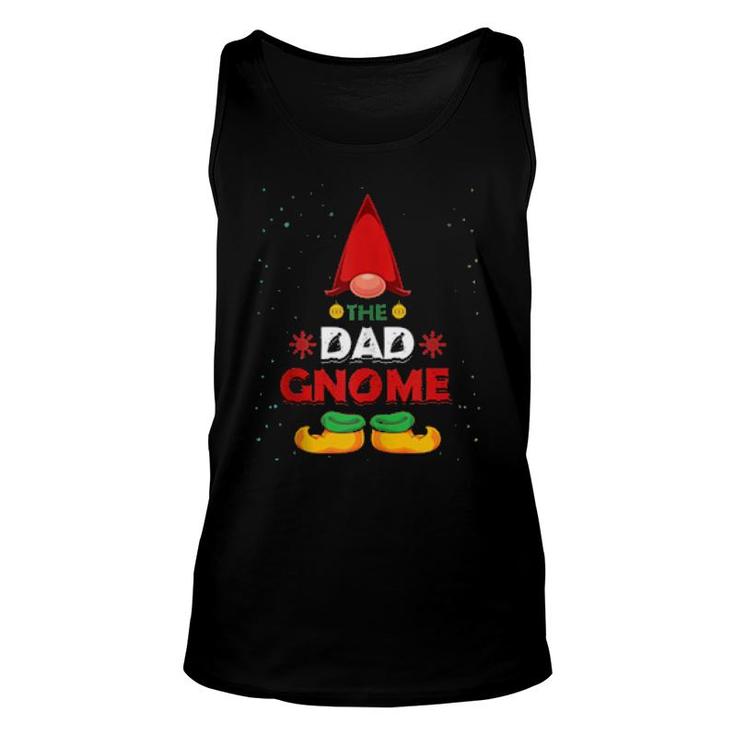Mens The Dad Gnome Xmas Matching Pajama Christmas Gnome Tank Top
