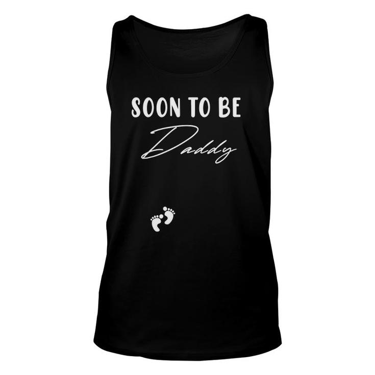 Dad Soon To Be Daddy Father's Day First Time Pregnant Kids Unisex Tank Top