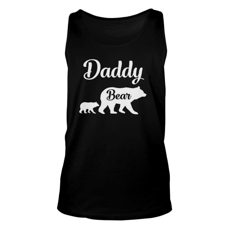 Daddy Bear Father's Day Funny Gift Unisex Tank Top