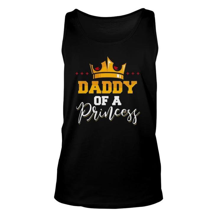 Mens Daddy Of A Princess Father And Daughter Matching Premium Tank Top