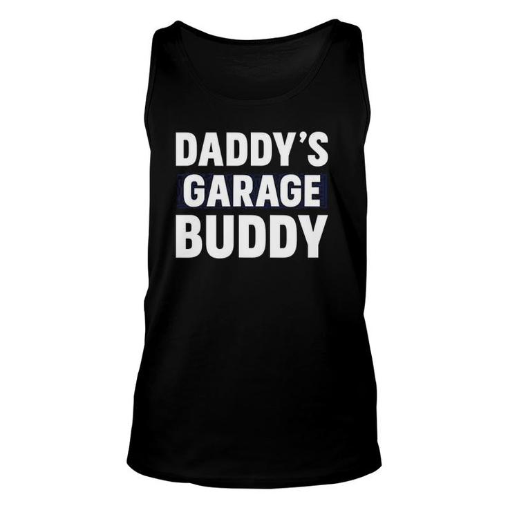 Daddy's Garage Buddy Gift For Dad's Helper Unisex Tank Top