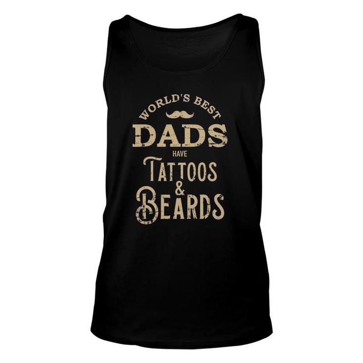 Dads With Tattoos And Beards Unisex Tank Top