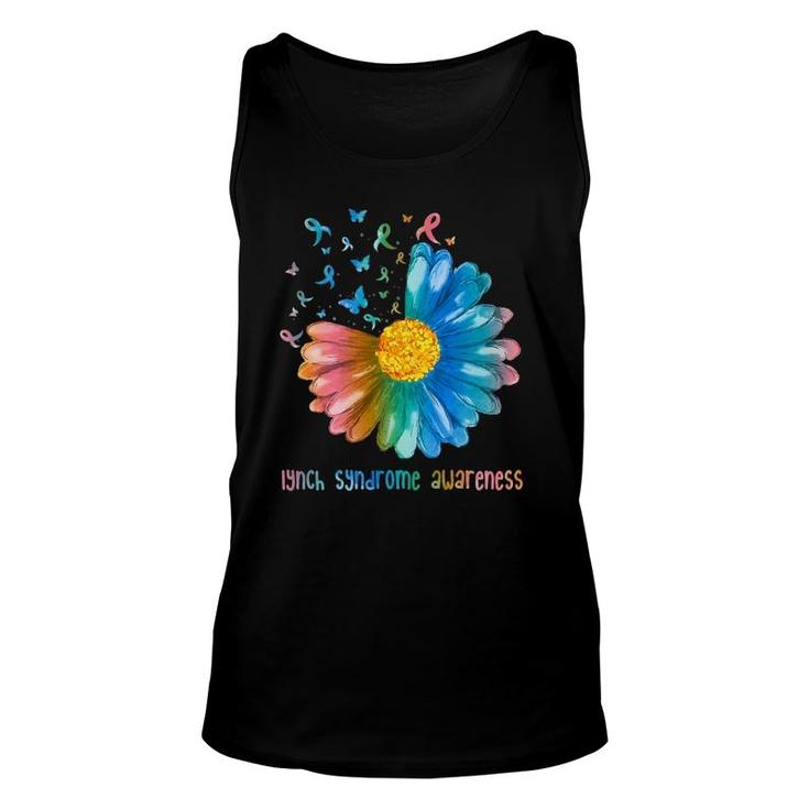 Daisy Butterfly Lynch Syndrome Awareness Unisex Tank Top