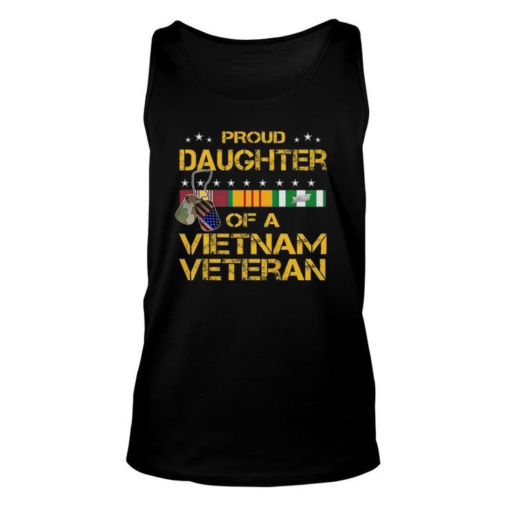 Daughter Of A Vietnam Veteran I'm Proud My Dad Unisex Tank Top