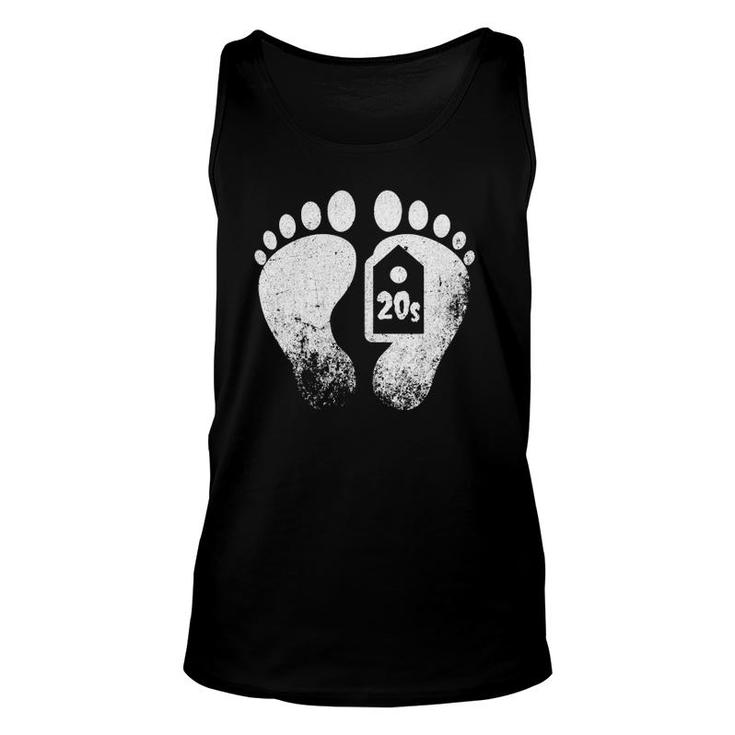 Death To 20S Black 30Th Birthday Funeral Party Unisex Tank Top