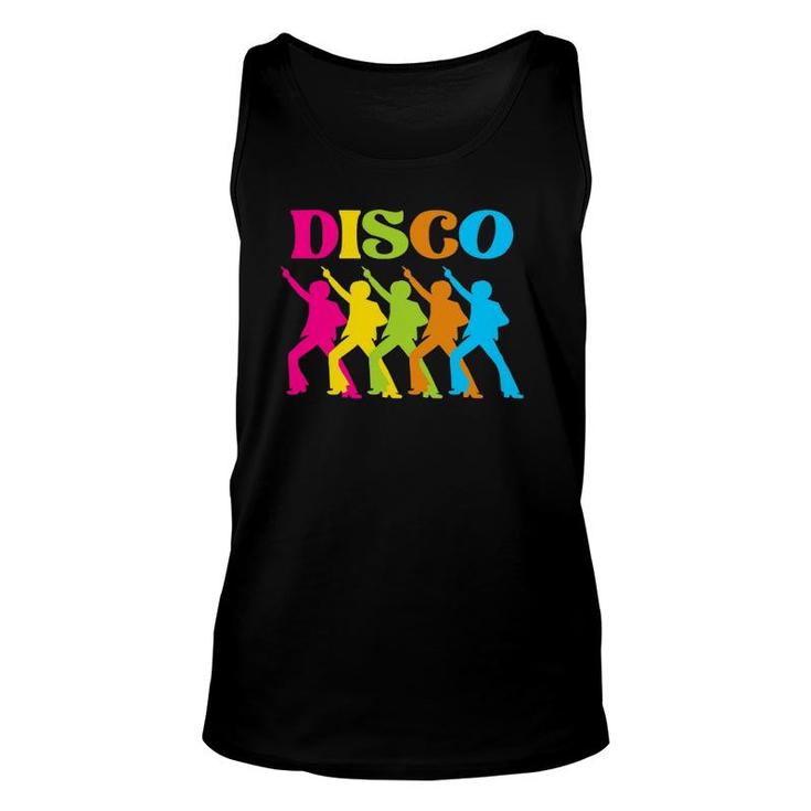 Disco 70S 1970S Seventies Costume Retro Dance Party Unisex Tank Top