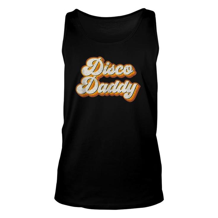 Mens Disco Daddy Retro Matching 60'S 70S Party Costume Dad Tank Top