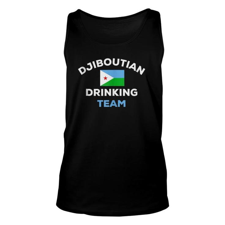 Djibouti Djiboutian Drinking Team Funny Beer Flag Matching  Unisex Tank Top
