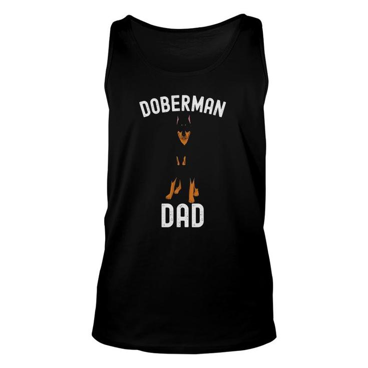 Mens Doberman Dad Father's Day Men Doberman Lover Owner Dog Tank Top