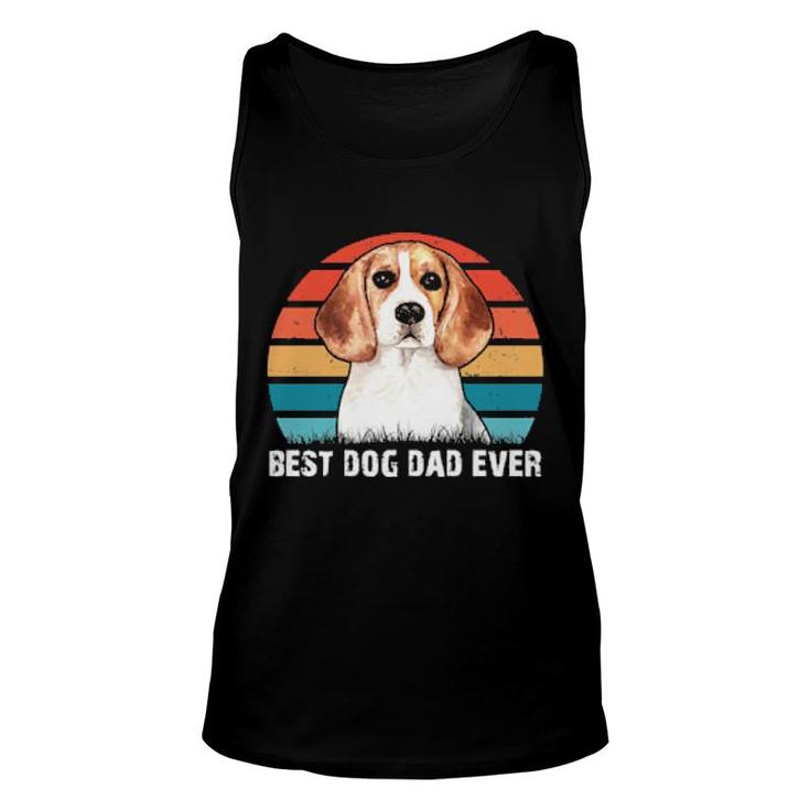 Dog Beagle Best Dog Dad Everfunny Fathers Day Retro Vintage S 64 Paws Tank Top