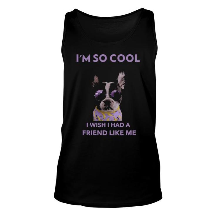 Dog Cool Dog Looking For Friends 591 Paws Unisex Tank Top