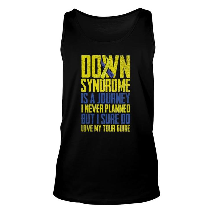 Down Syndrome Quote Awareness Ribbon Family Support Unisex Tank Top