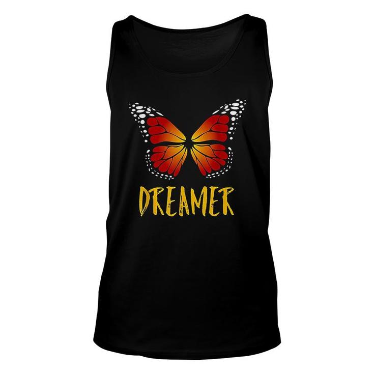 Dreamer Monarch Butterfly Dreamer Unisex Tank Top