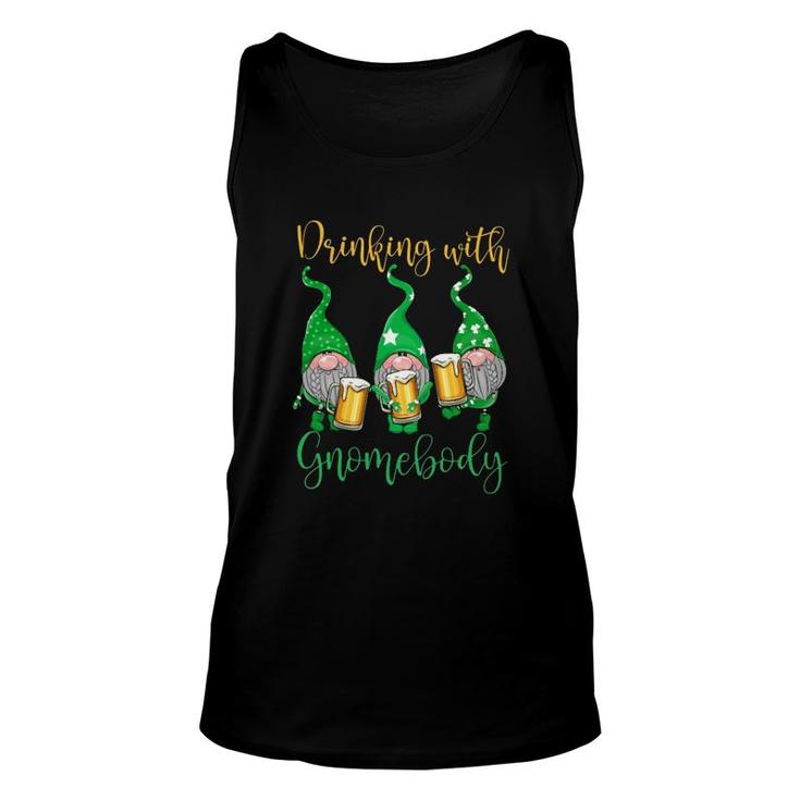 Drinking With Gnomebody Beer Unisex Tank Top