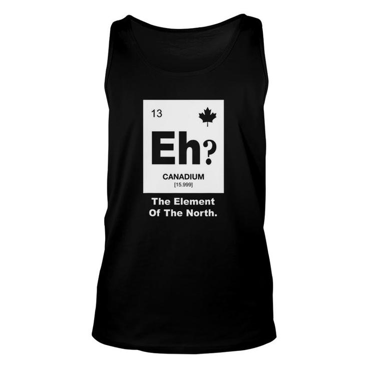 Eh Canadian Element Of Canada Unisex Tank Top