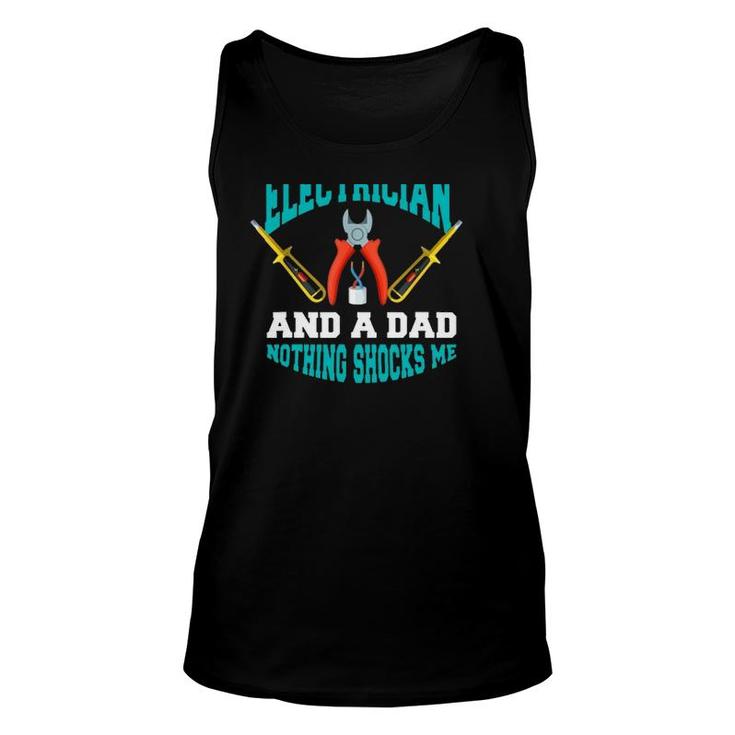 Electrician Dad Screwdriver Pliers Father’S Day Electrician Dad Tank Top