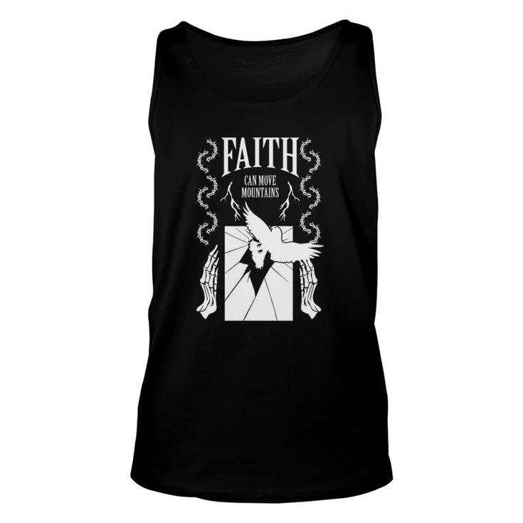 Faith Can Move Mountain Shattered Mirror Unisex Tank Top Faith Can Move Mountain Shattered Mirror Unisex Tank Top