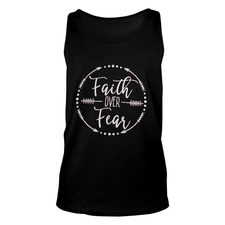 Faith Over Fear Letters Unisex Tank Top