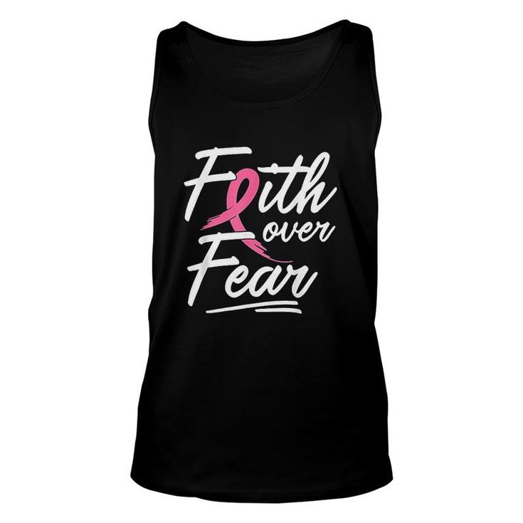 Faith Over Fear Survivor Gift Unisex Tank Top