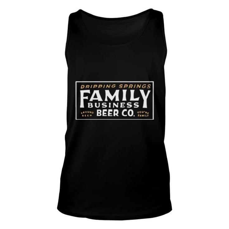 Family Business Beer Co Jensenanking Tee Unisex Tank Top