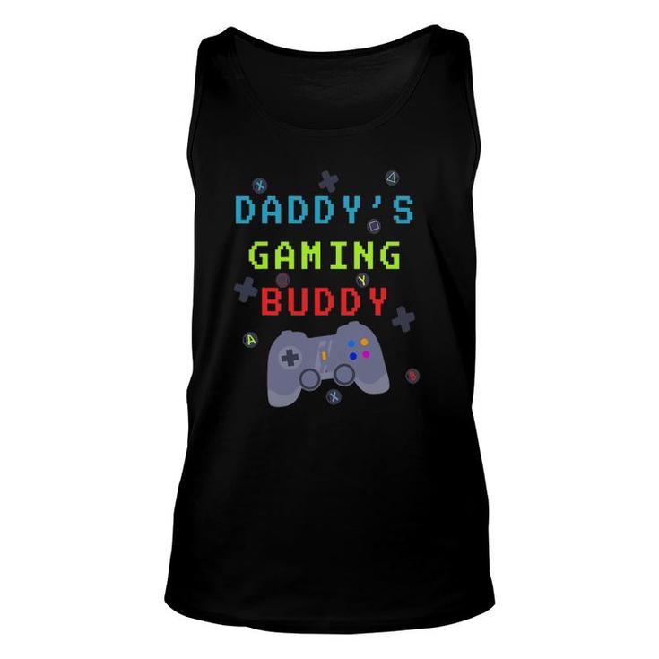 Family Love Daddy's Gaming Buddy Kids Unisex Tank Top