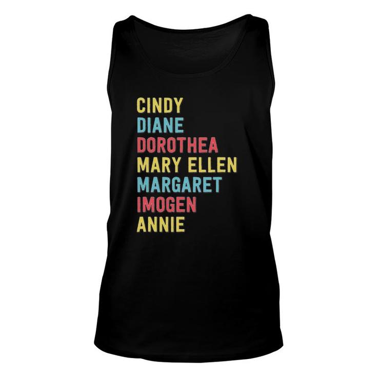 Famous Women In Photography For Photographers Unisex Tank Top