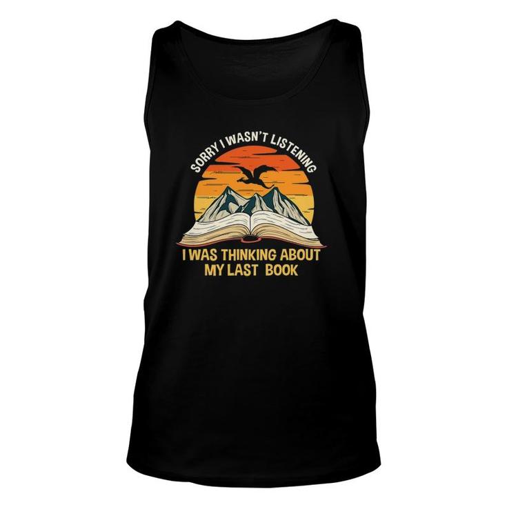 Fantasy Book Lover Quote For A Fantasy Reader Unisex Tank Top
