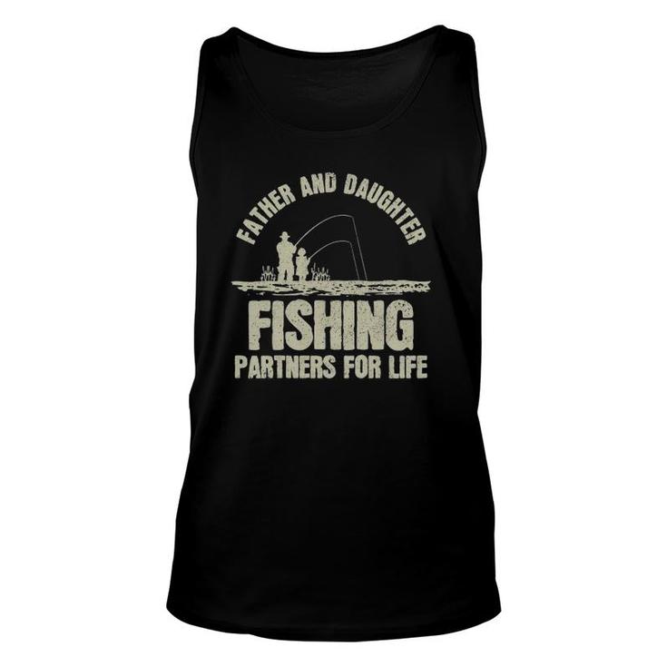 Father & Daughter Fishing Partners - Father's Day Gift Unisex Tank Top