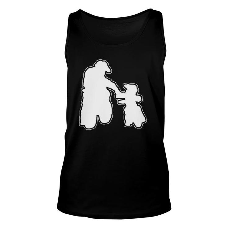 Father & Daughter Riding Partners Unisex Tank Top