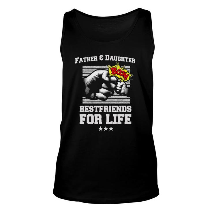 Father Daughter Friends Fist Bumpdad Father's Day Unisex Tank Top