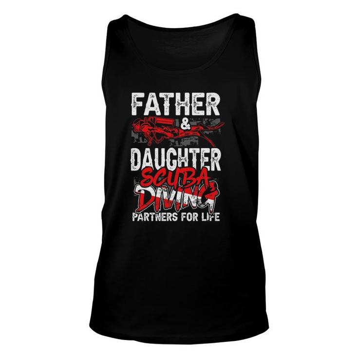 Father And Daughter Scuba Diving Partners For Life Dad Tank Top