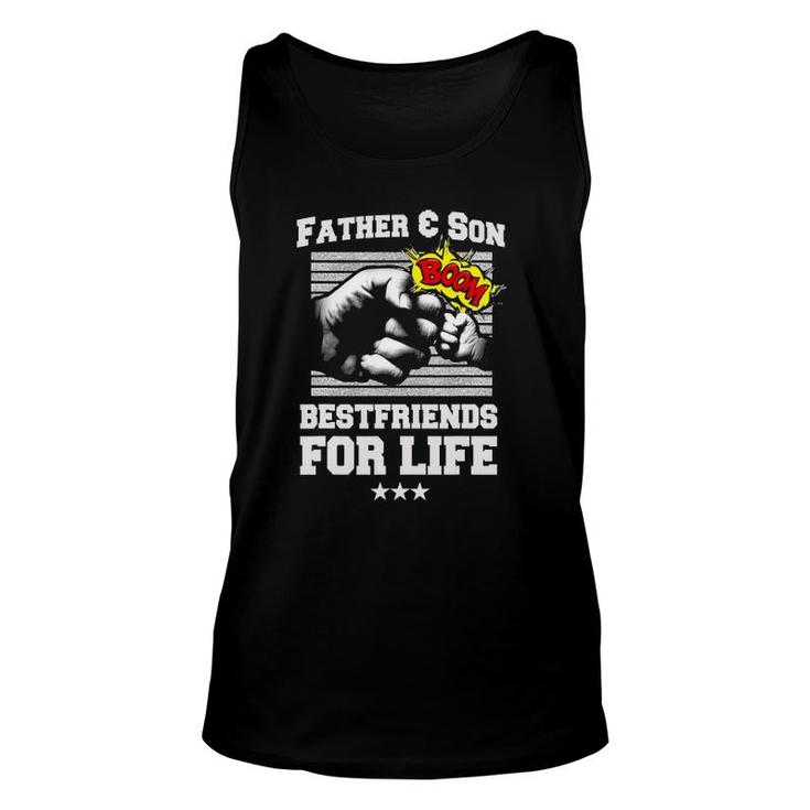 Father Son Fist Bumpfriends Dad Father's Day Family Unisex Tank Top