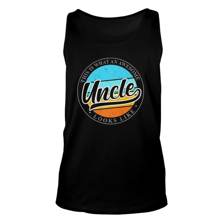 Father's Day Birthday Gift For Uncle From Niece Or Nephew Unisex Tank Top