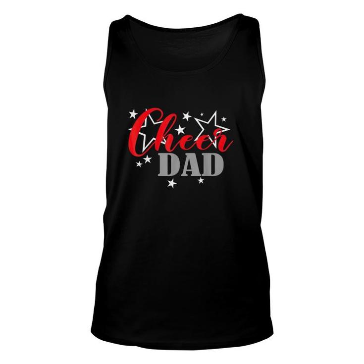 Father's Day Cheerleader Proud Cheer Dad Supporter Unisex Tank Top