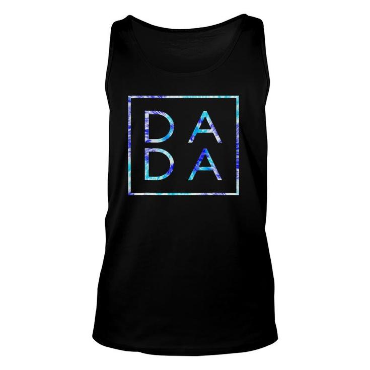 Father's Day For New Dad Dada Him Coloful Tie Dye Dada Unisex Tank Top