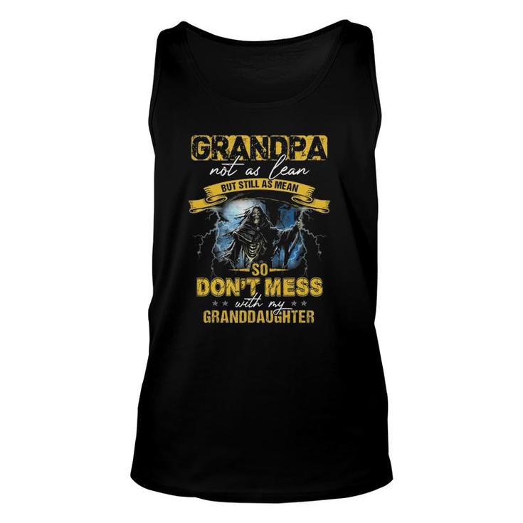 Father's Day Funny Grandpa Don't Mess With My Granddaughter Unisex Tank Top