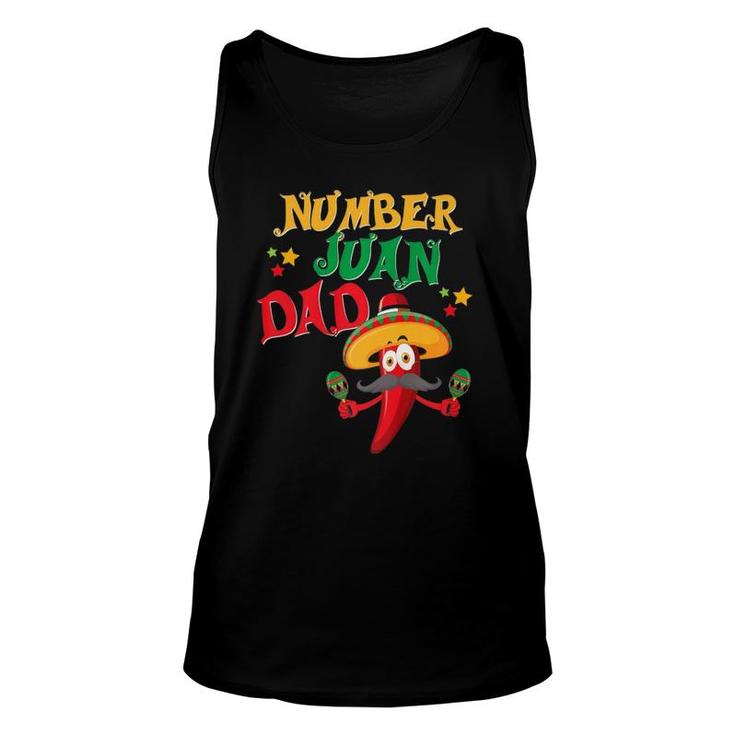 Father's Day Juan Dad Funny Spanish Mexican  Gift Father Unisex Tank Top