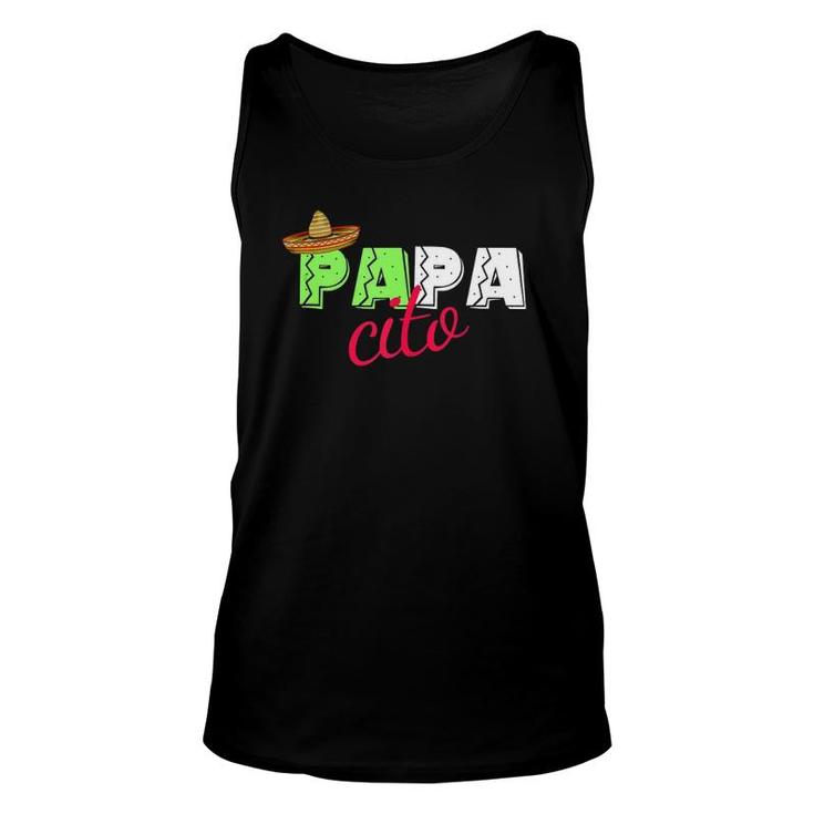 Mens Father's Day Papacito Nickname For Dad Tank Top