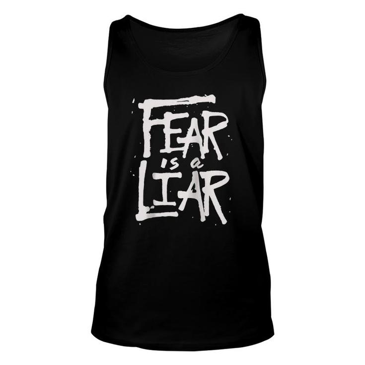 Fear Is A Liar Inspirational Christian Faith Believer Raglan Baseball Tee Tank Top