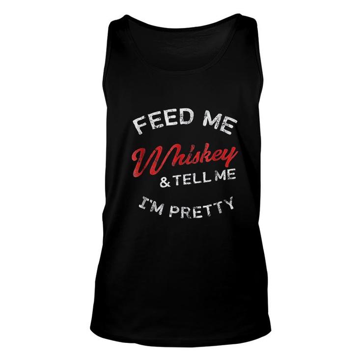 Feed Me Whiskey Retro Tennesse Gift Unisex Tank Top