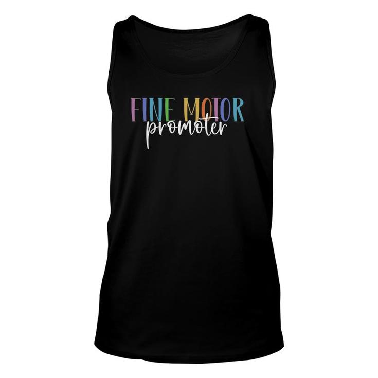 Fine Motor Promoter Funny Occupational Therapy Sensory Love Unisex Tank Top