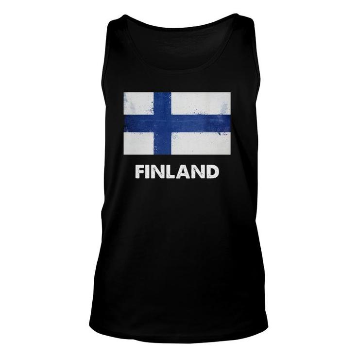 Finland Flag  Republic Of Finland Unisex Tank Top