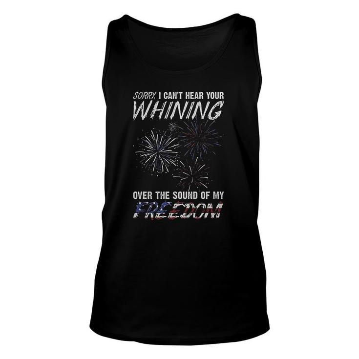 Fire Works Over The Sound Of My Freedom Unisex Tank Top