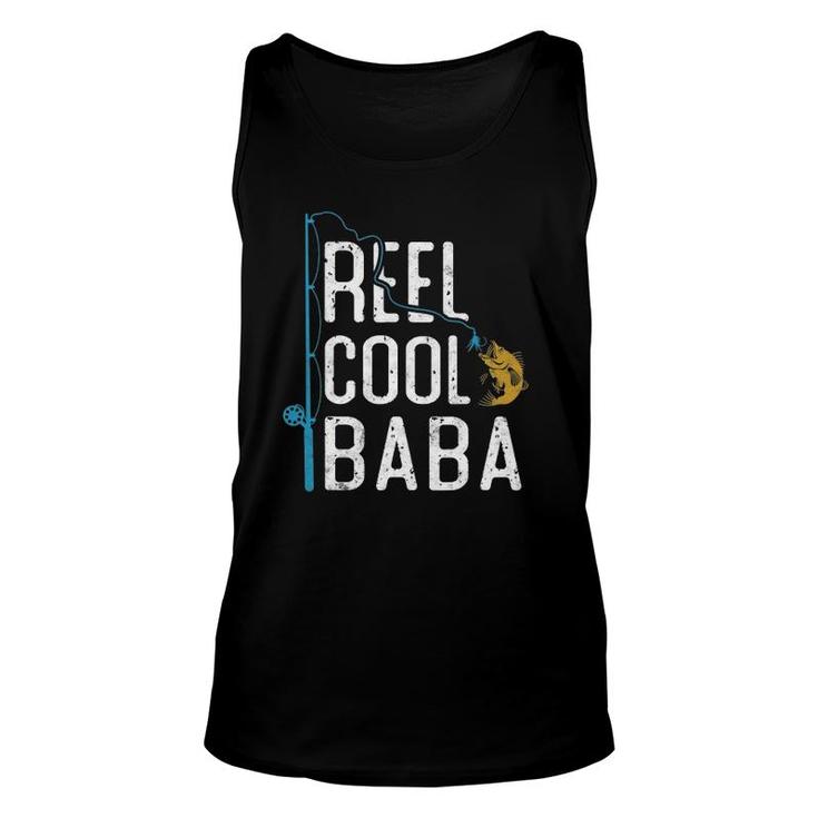 Fishing Reel Cool Baba Father’S Day Gift For Fisherman Baba Unisex Tank Top