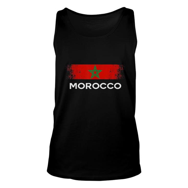Flag Morocco Unisex Tank Top