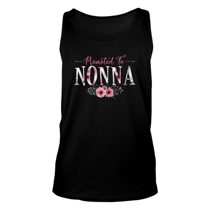 Flower Promoted To Nonna Unisex Tank Top
