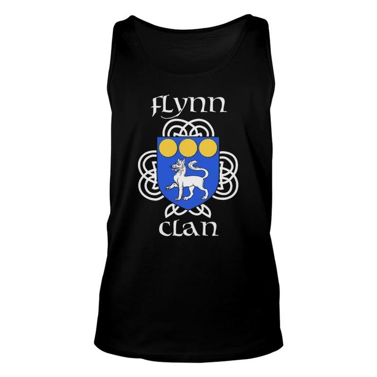 Flynn Family Crest Coat Of Arms Unisex Tank Top